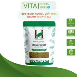 Bột nhuộm tóc phủ bạc Henna Ấn Độ nguyên chất H&C Henna Powder 100g